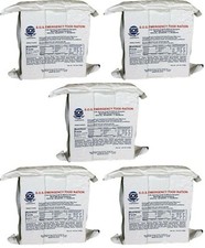 (5) SOS Razioni EMERGENZA 3600 Calorie Food Bar Sopravvivenza 3 Giorni 72 Ore