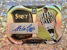 Panini Select Juventus Alessandro Del Piero Pitchside Silver Pzm Auto Signature