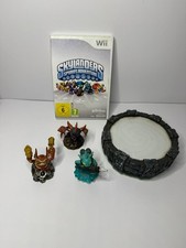 lotto skylanders, gioco + statuetta + personaggi. wii