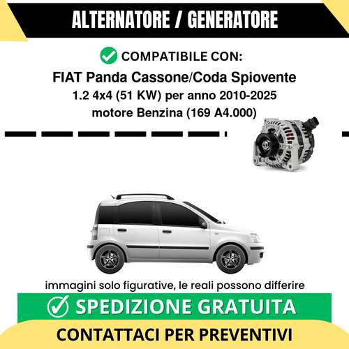 Alternatore fiat panda - alternatore,