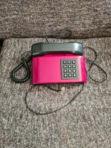 Telefono fisso rosso - , italtel