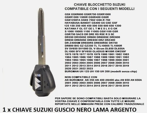 Chiave vergine suzuki bandit - chiave,