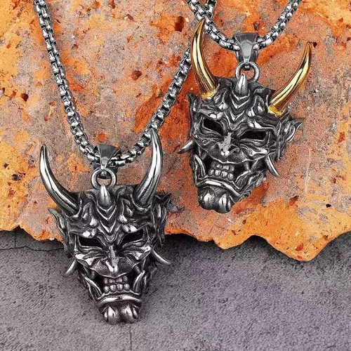 Collana uomo hannya oni - collana,