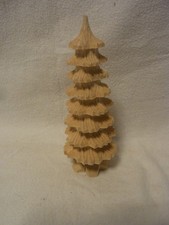 Abete legno intagliato vintage