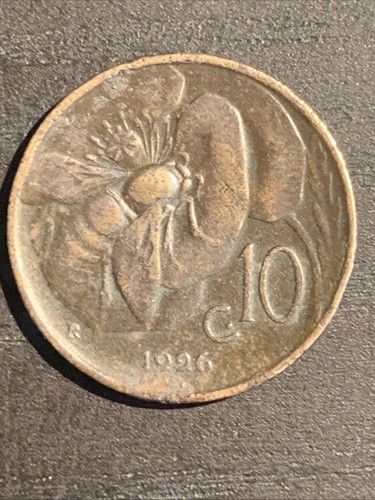 Italia moneta centesimi - italia., 10