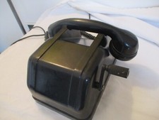 VECCHIO TELEFONO TESLA BAKELITE BACHELITE manovella Cecoslovacchia