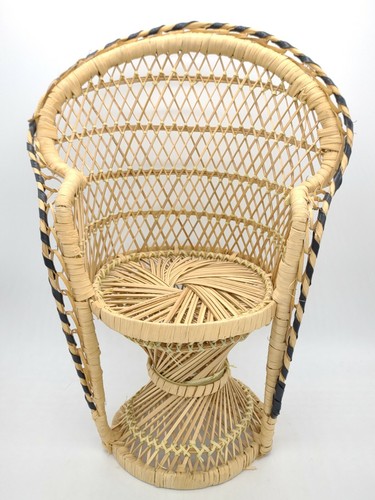 Sedia vintage vimini - vintage, pavone