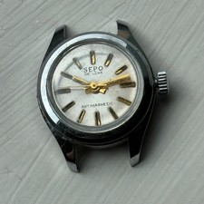 Orologio Vintage Sepo De Luxe Antimagnetico Manuale Da 23Mm Parti / Riparazione