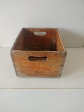 Cassa In Legno Vintage Birra Dreher Anno 1970 Come Da Foto.