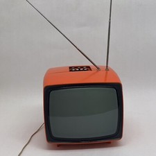 VINTAGE TV MIVAR MILANO -ITALIA TELEVISORE 12” MOD. T-40 BIANCO E NERO  ANNI 70
