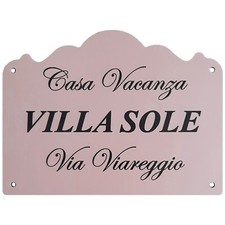 Numero civico+via incisi su