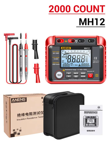 Aneng mh12 megohmmetro - aneng,