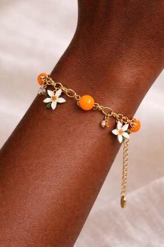 Bracciale frutta fiori - frutta,