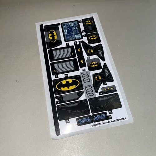 Lego batman foglio adesivo - foglio,