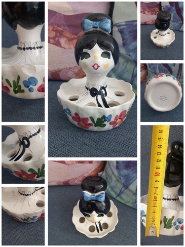 Vintage rara ceramica volto - rara,