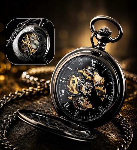 Orologio tasca steampunk - orologio,