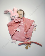 Doudou plat triangle - triangle, lapin