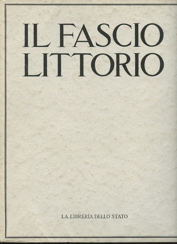 Fascismo fascio littorio - fascio,
