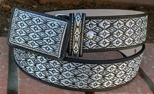 CINTO CHARRO BORDADO HILO