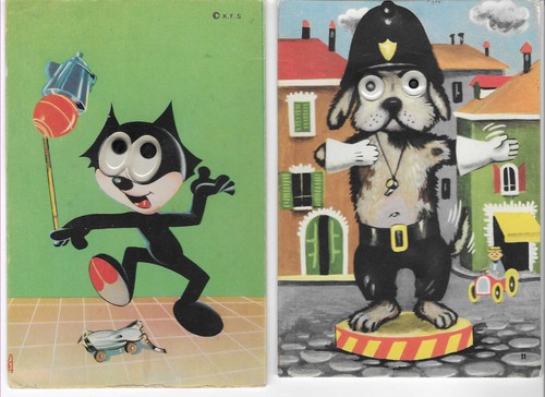 Cartoline animate cane gatto - cane,