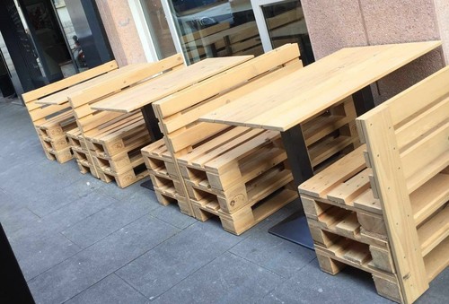 Tavolo ferro legno 120x80 - in,