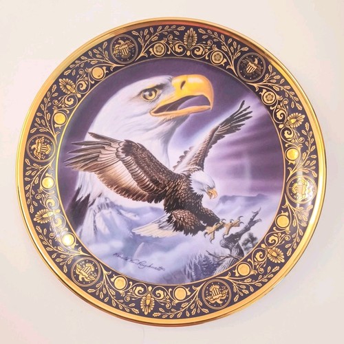 Piatto vintage patriotic eagle - piatto,