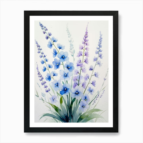 Stampa artistica lupins - stampa, con