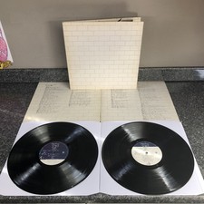 LP DOUBLE VINYL PINK FLOYD ALBUM THE WALL 1979 UK 1ST PRESS SHDW 411 EX/EX