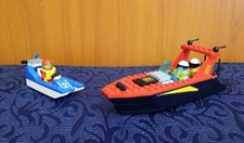 LEGO CITY Wave Racer 6508 e Dark Shark 6679. Barche Offshore. Good Conditions.