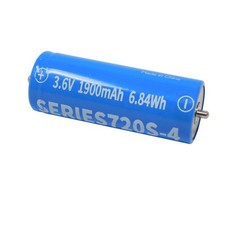 Batteria per Braun Silk épil 3,6 V 1900 mAh Li-Ion silk Sanyo UR18500L UR18500Y