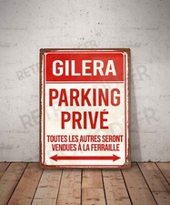 Plaque métal vintage Gilera