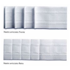 Fettuccia  rigola per tenda arricciatenda 2 fili e 2 tasche ottima resa H 6,5 CM