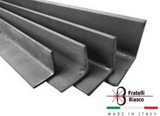 PROFILO BARRA ANGOLARE FERRO GREZZO LATI UGUALI 30,40,50,60,70,80,100 mm