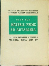 MATERIA PRIME ED AUTARCHIA POR
