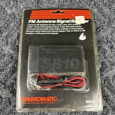 Amplificatore segnale antenna FM Sparkomatic vintage guadagno 15 dB SB10