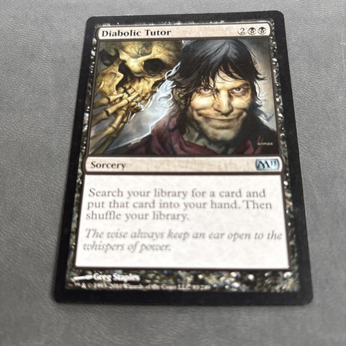 Diabolic tutor mtg m11 2011 - diabolic,