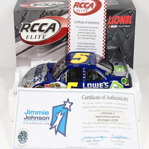 Jimmie johnson 2011 - jimmie, autografo