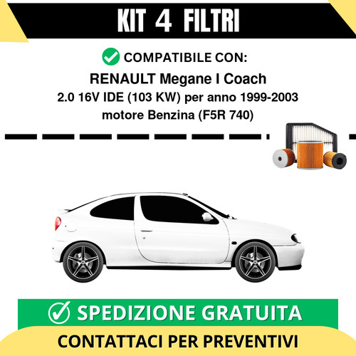 Kit filtri tagliando per - kit,