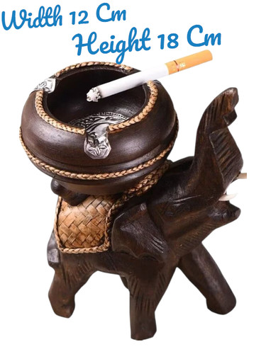 Posacenere elefante legno - posacenere,