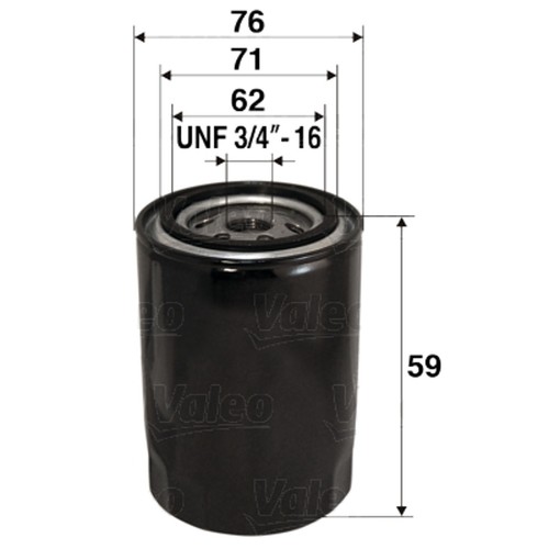 Filtro olio valeo 586065 - filtro,