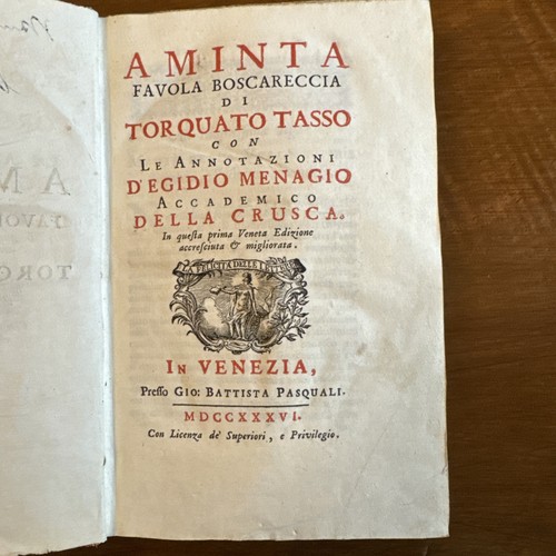 Torquato tasso aminta - tasso, favola