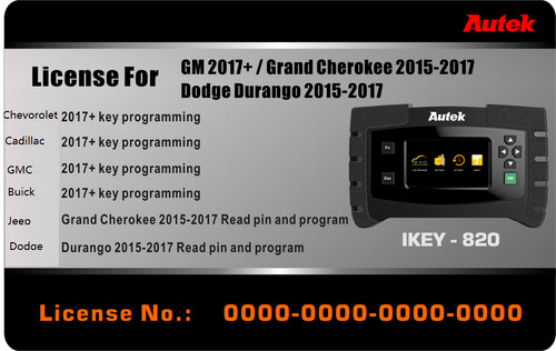 Autek ikey820 for and - autek,