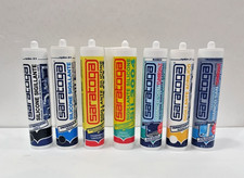 SILICONE SARATOGA ASSORTITI: TRASPARENTE, BIANCO, NERO, ALTA TEMPERATUTA, GRIGIO