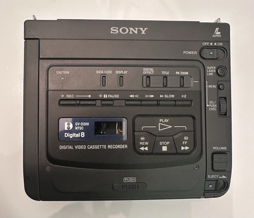 Sony d200 digital8 hi8 8mm - gv-d200,