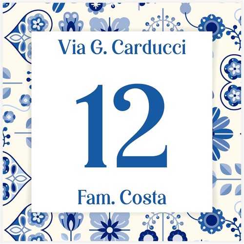 Numero civico personalizzato - numero,