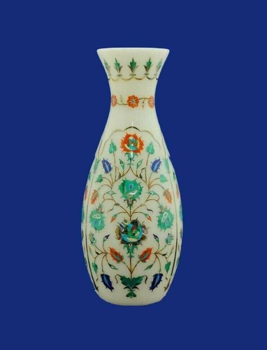 Vaso fiori marmo 9 - vaso, di
