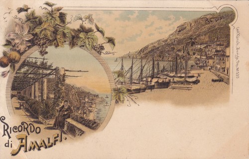 Cartolina napoli ricordo - di,