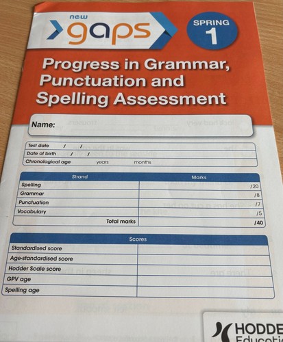 Gaps progress grammar - in,