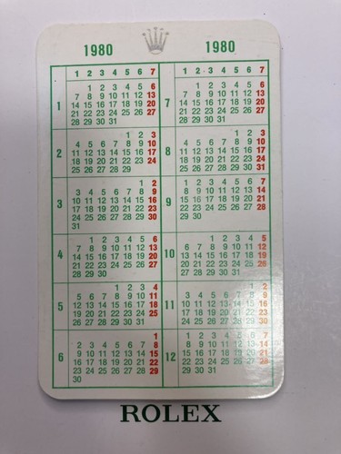 Scheda calendario rolex - scheda,