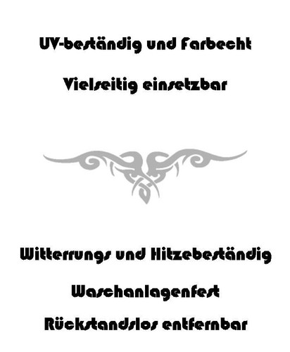 Autocollant voiture tribal - autocollant,